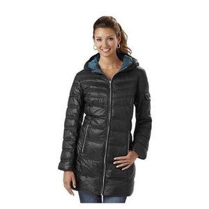 Outdoor Spirit Black Puffer Parka Jacket Coat Plus Size 2X
